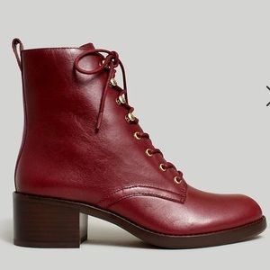 Madewell pattie lace up boots